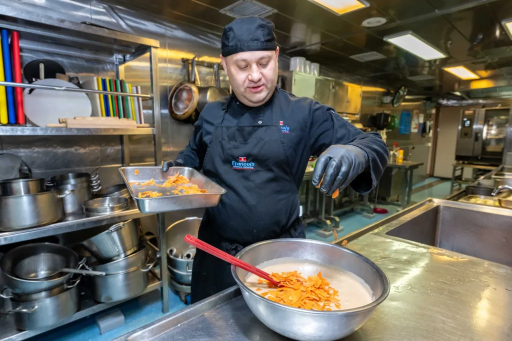 Chef cooking